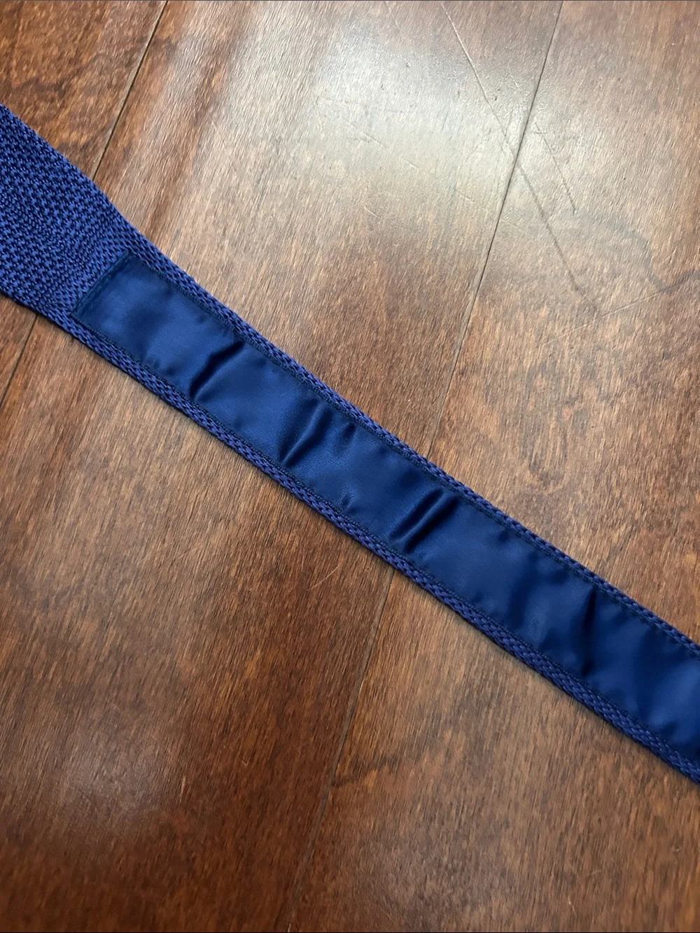 Banana Republic 100% Silk Classic Navy Knit Tie